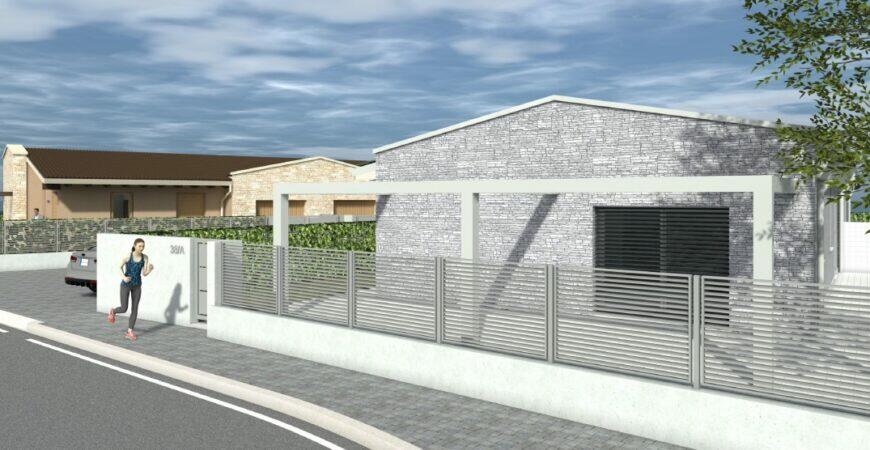 Villetta in costruzione disposta su unico livello 1